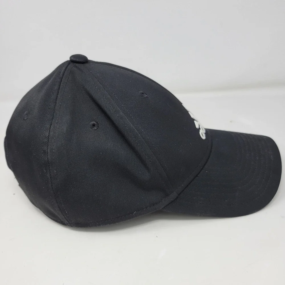 Adidas Aeroready Black Adjustable Baseball Hat Embroidered‎ Logo RN 90288